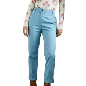 BODEN Classic Chino Pant in Blue, Regular 26¾” / 68cm, New with Tag